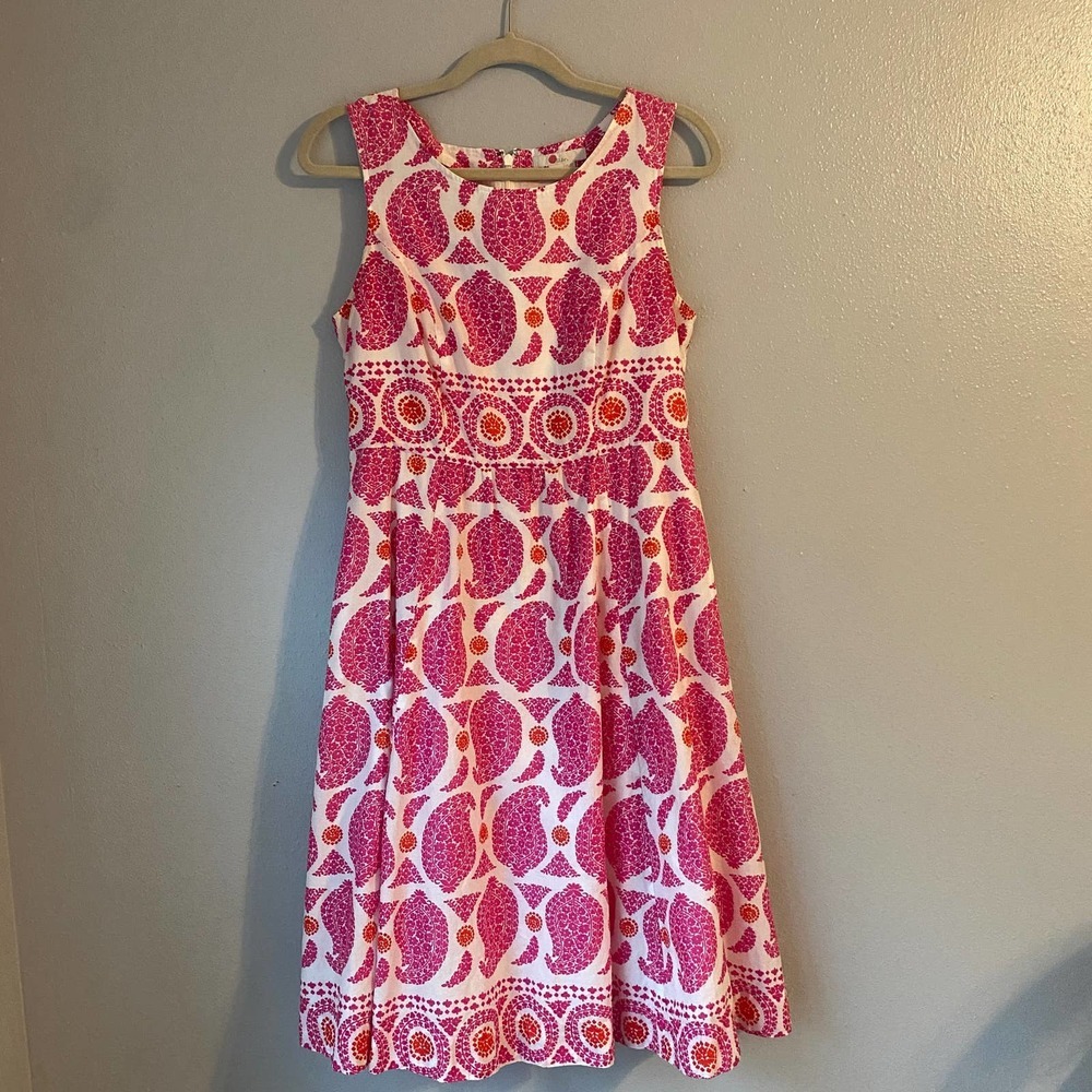 Boden Lizzie Paisely Print Dress